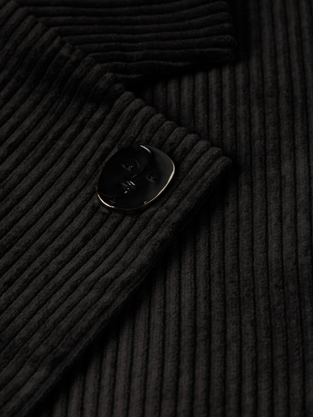 Relaxed Corduroy Single Breasted Blazer