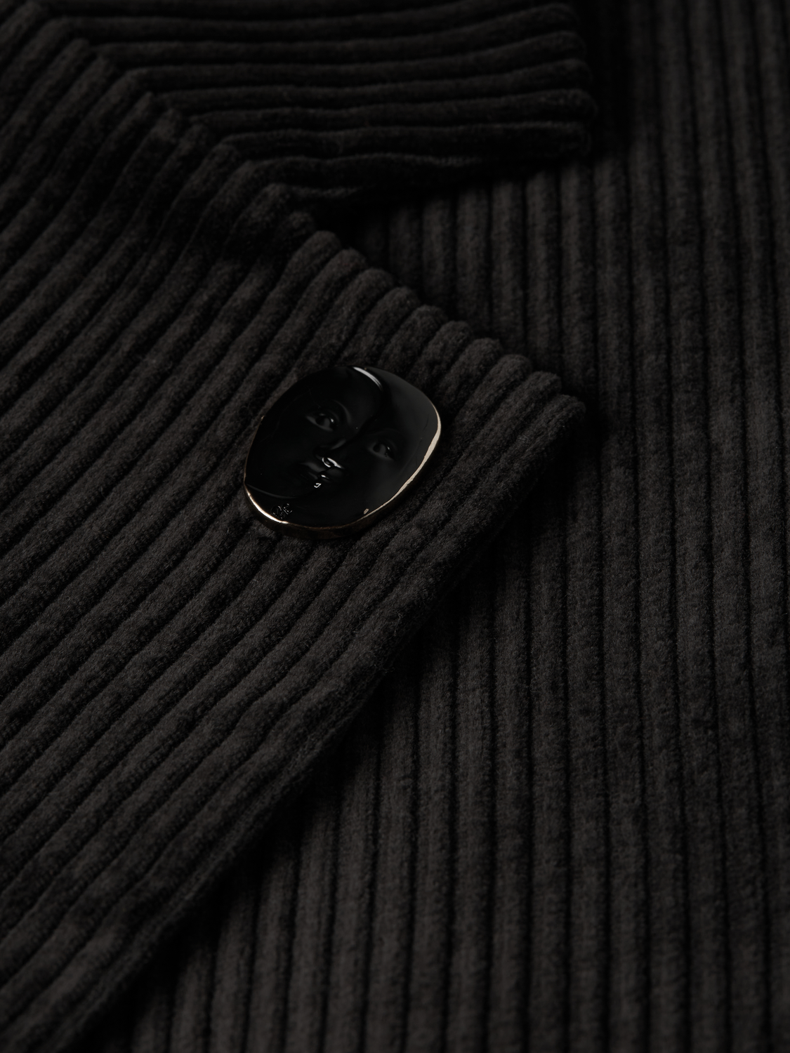 Relaxed Corduroy Single Breasted Blazer