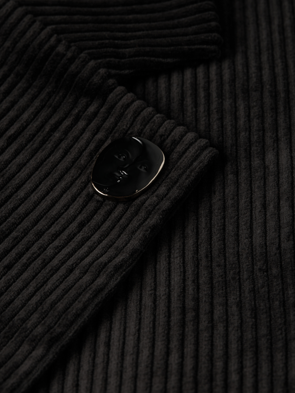 Relaxed Corduroy Single Breasted Blazer