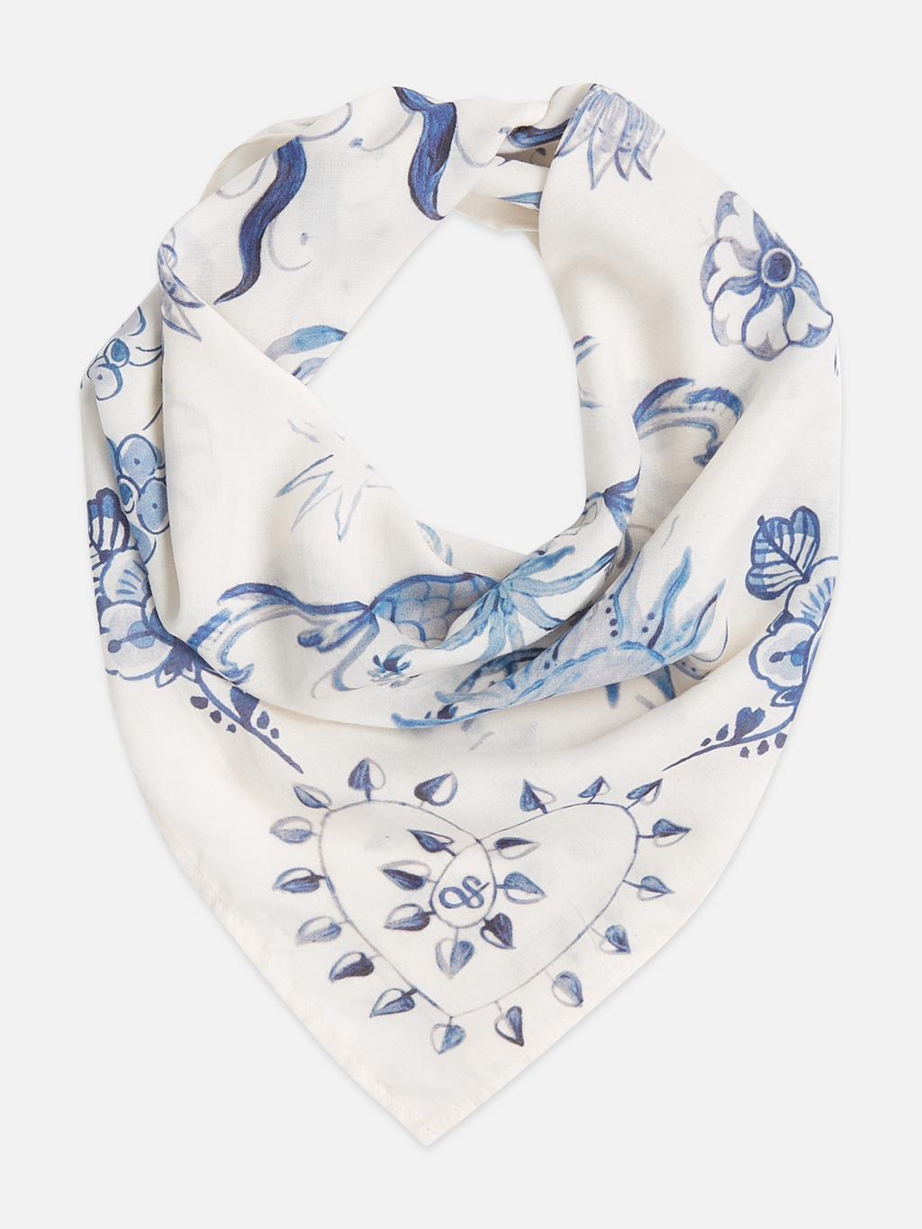 Scotch & Soda x Royal Delft Printed Foulard