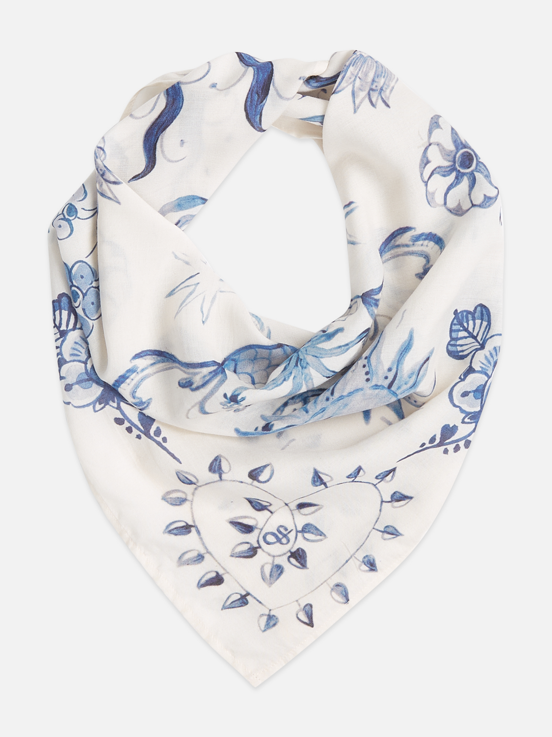 Scotch & Soda x Royal Delft Printed Foulard