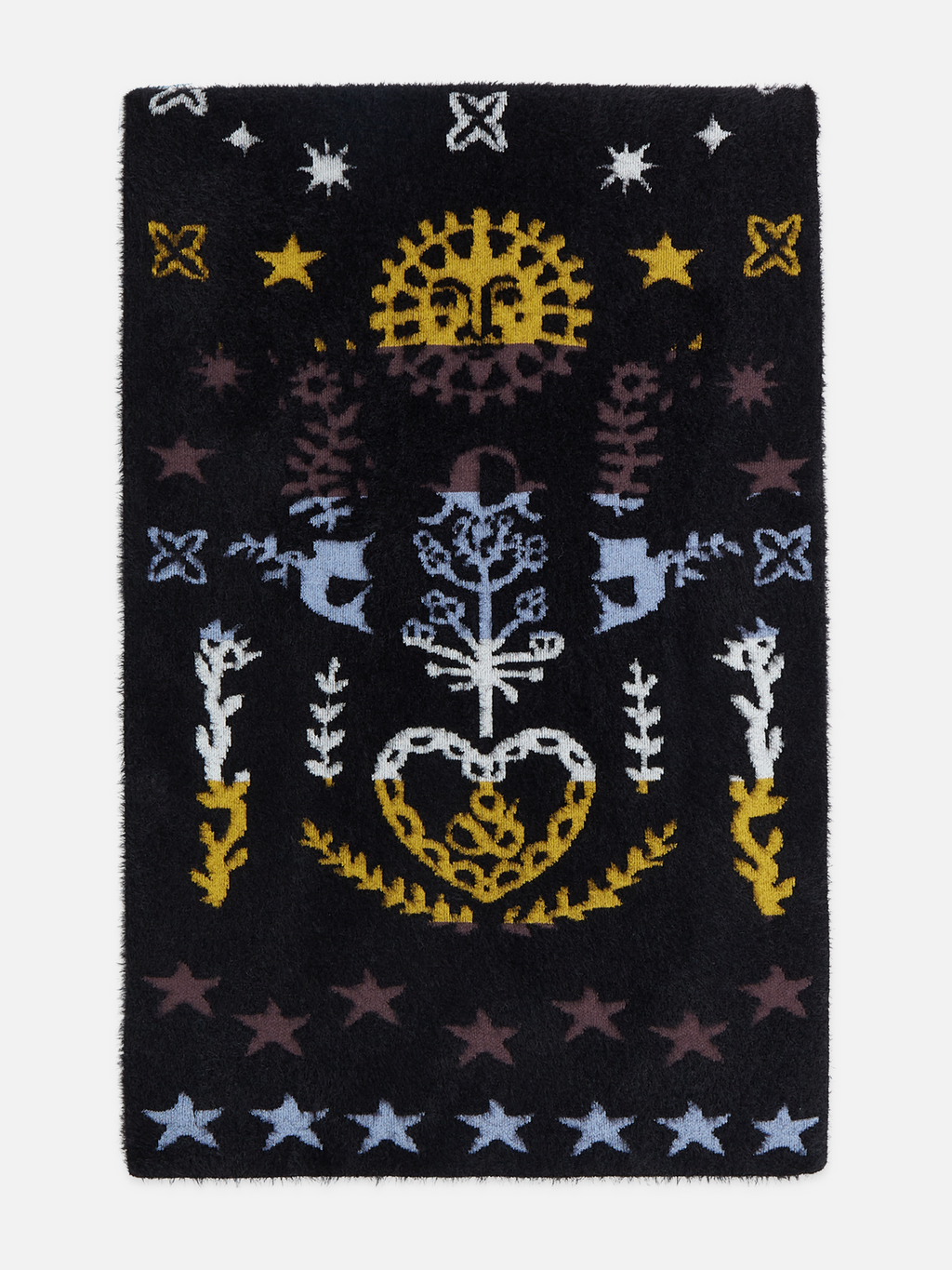 Jacquard Knit Scarf