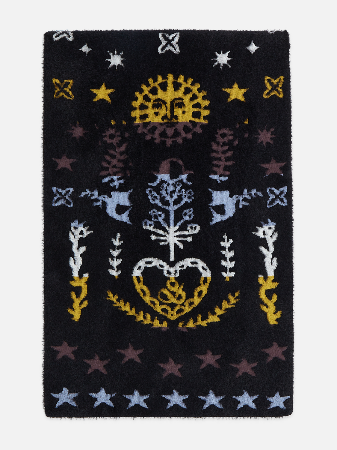 Jacquard Knit Scarf