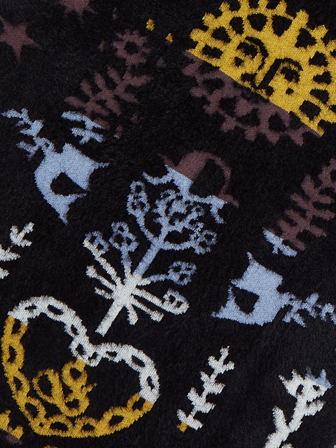 Jacquard Knit Scarf