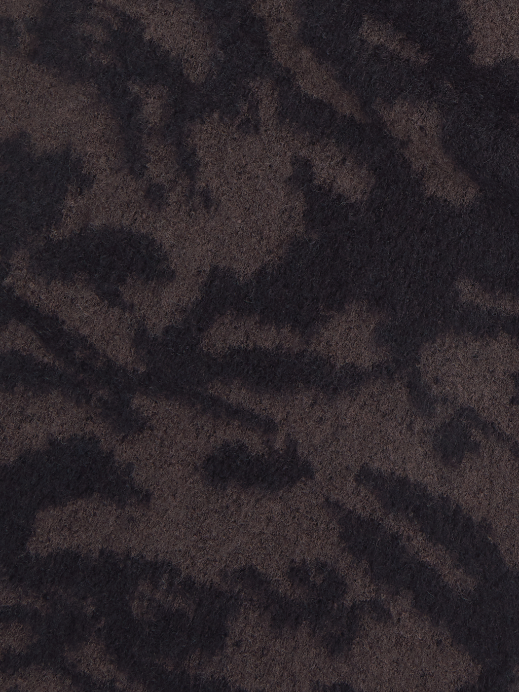 Fuzzy Jacquard Knit Scarf