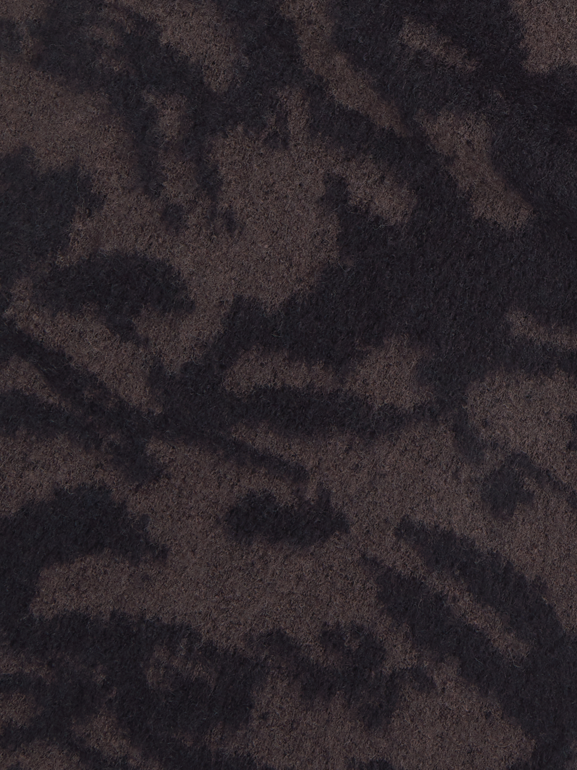Fuzzy Jacquard Knit Scarf