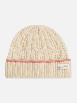 Cable Stitch Knitted Beanie