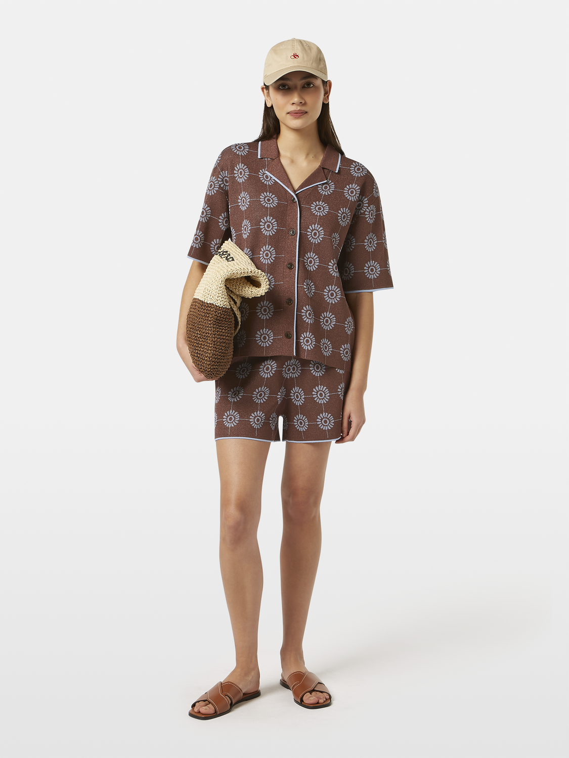 Jacquard Knit Short