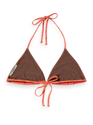 Reversible Printed Bikini Top