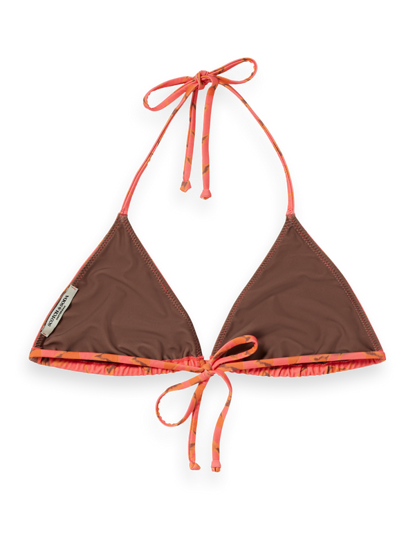 Reversible Printed Bikini Top
