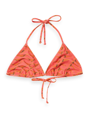Reversible Printed Bikini Top