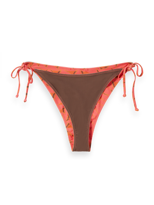 Reversible Printed Bikini Bottom