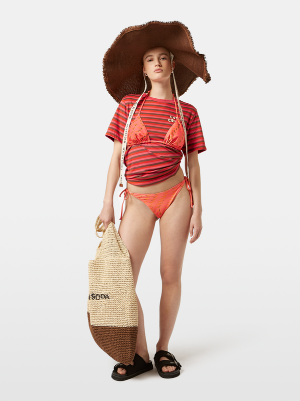 Reversible Printed Bikini Bottom