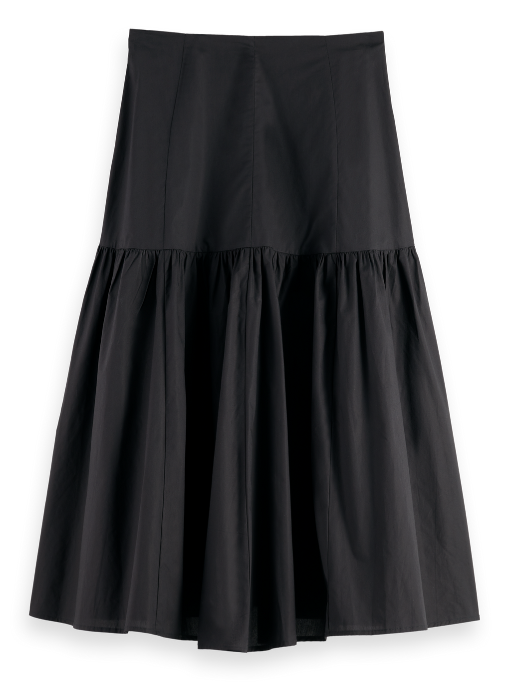 Tiered Midi Skirt