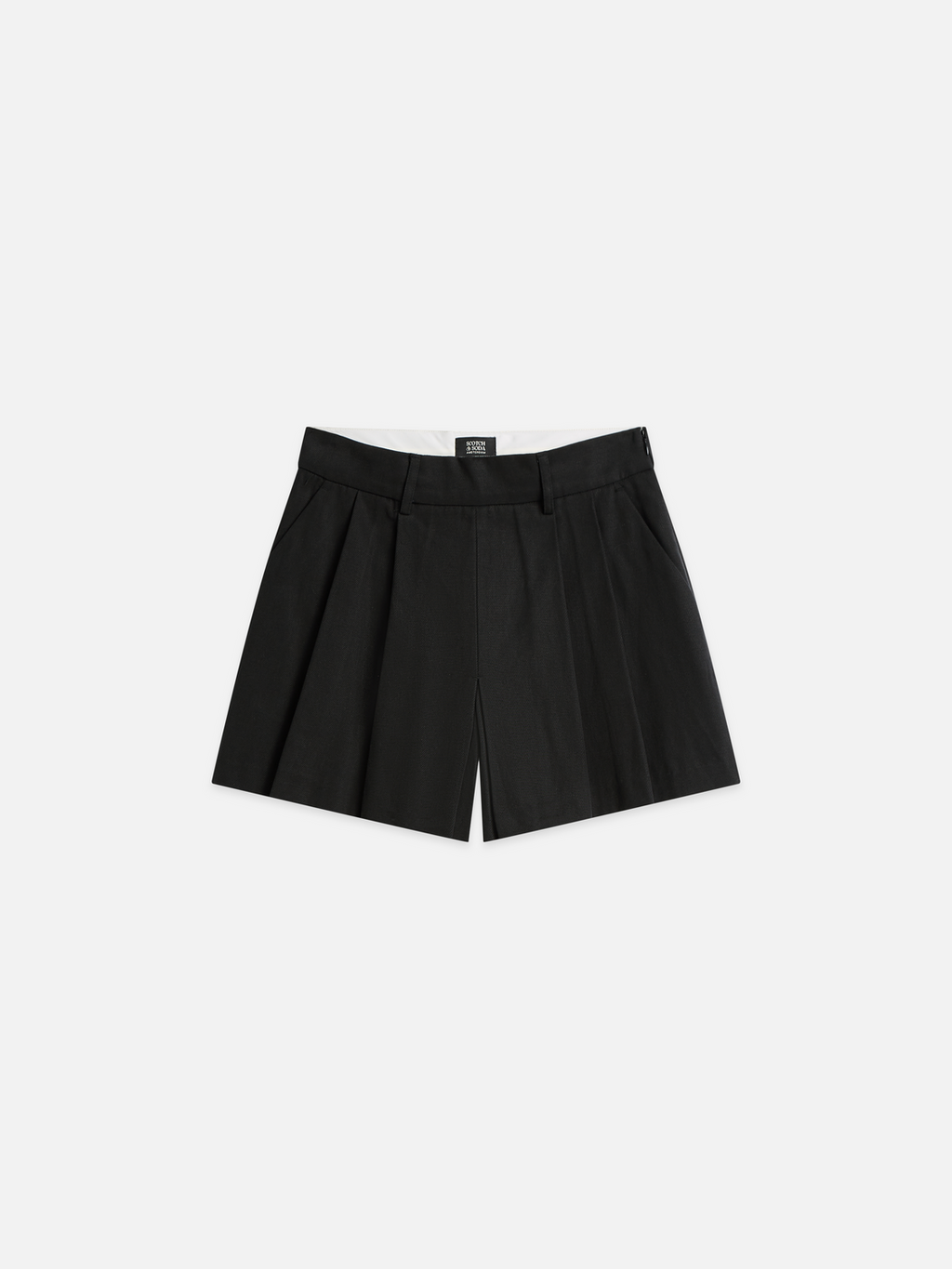 Jupon-short ajusté en gabardine