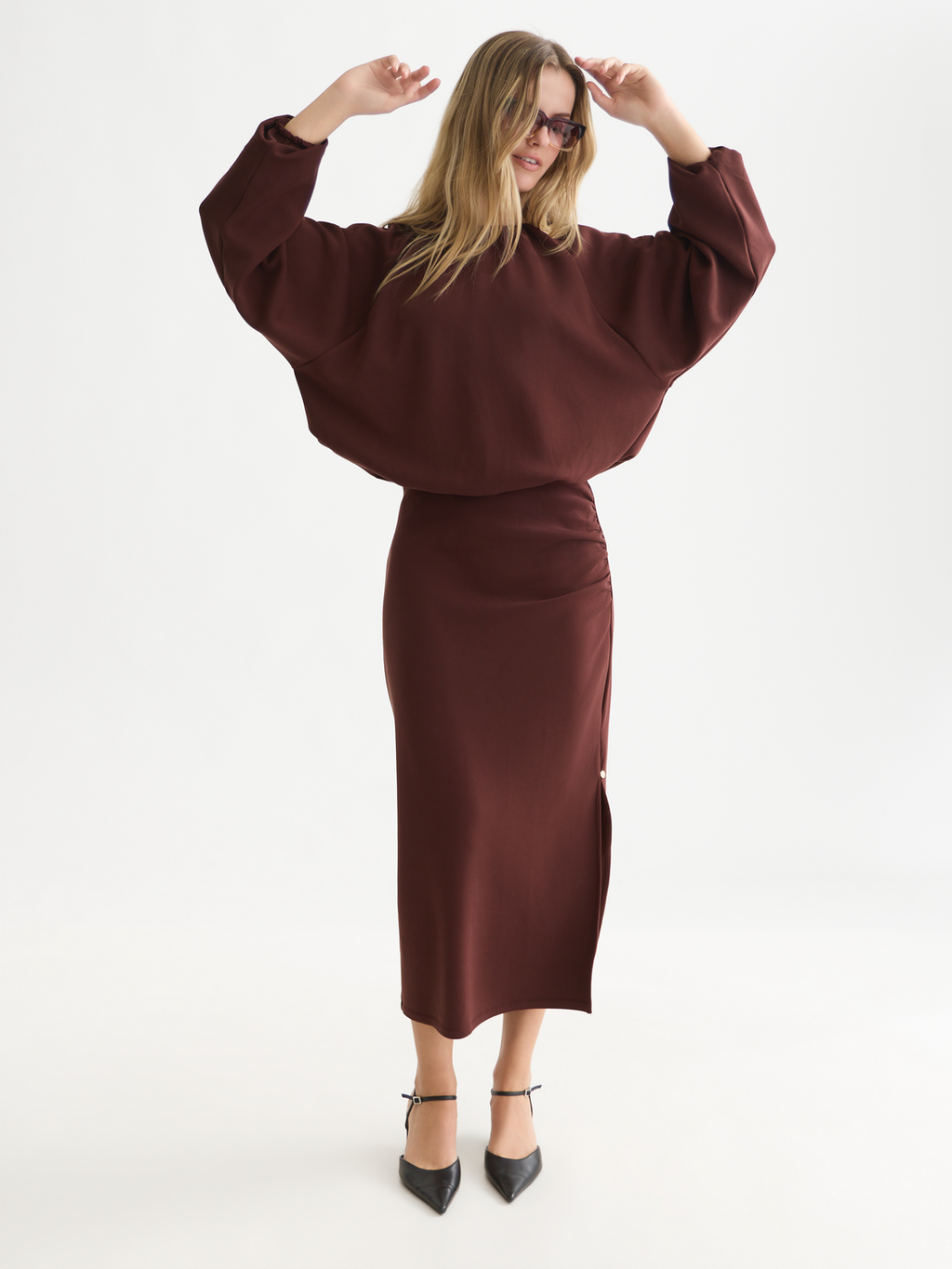 Drapey Tencel Skirt