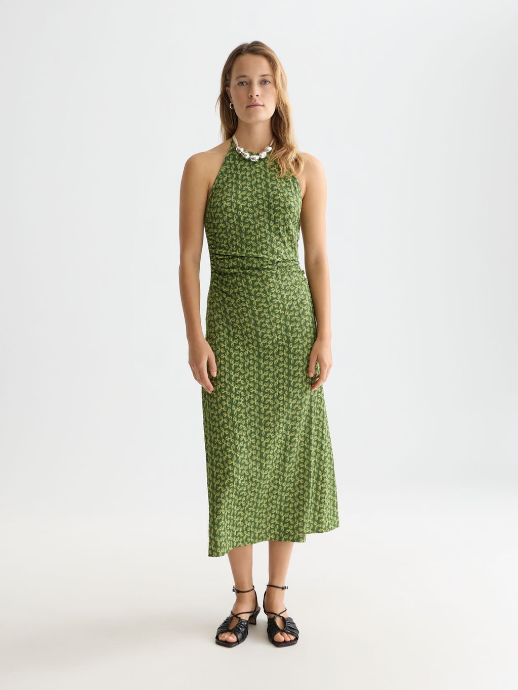 Rückenfreies Midikleid