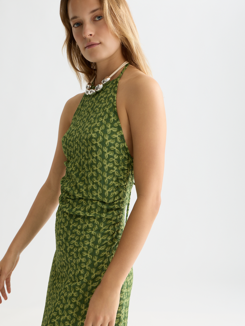 Rückenfreies Midikleid