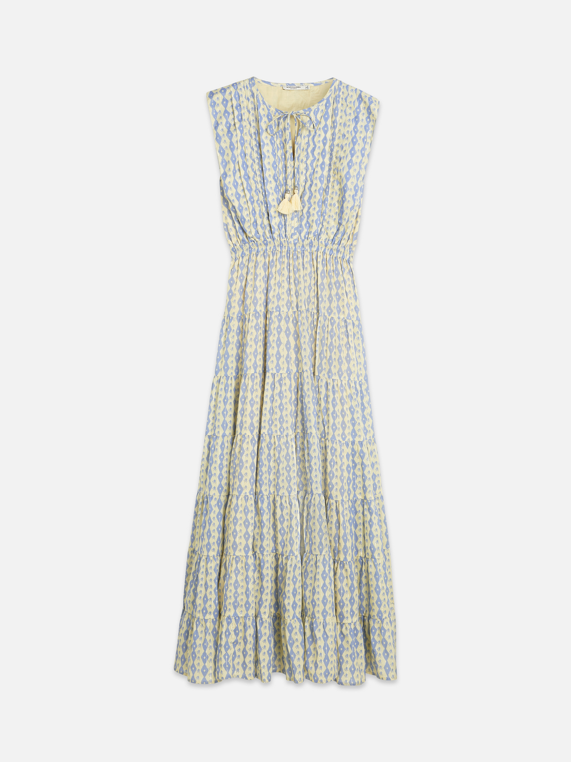 Printed Tiered Maxi Dress