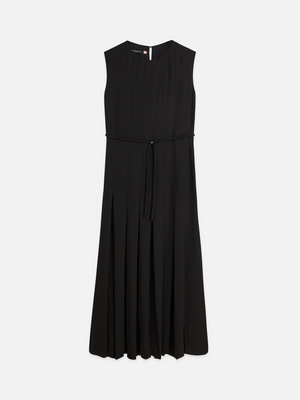 Pleated Ankle Length Dress
