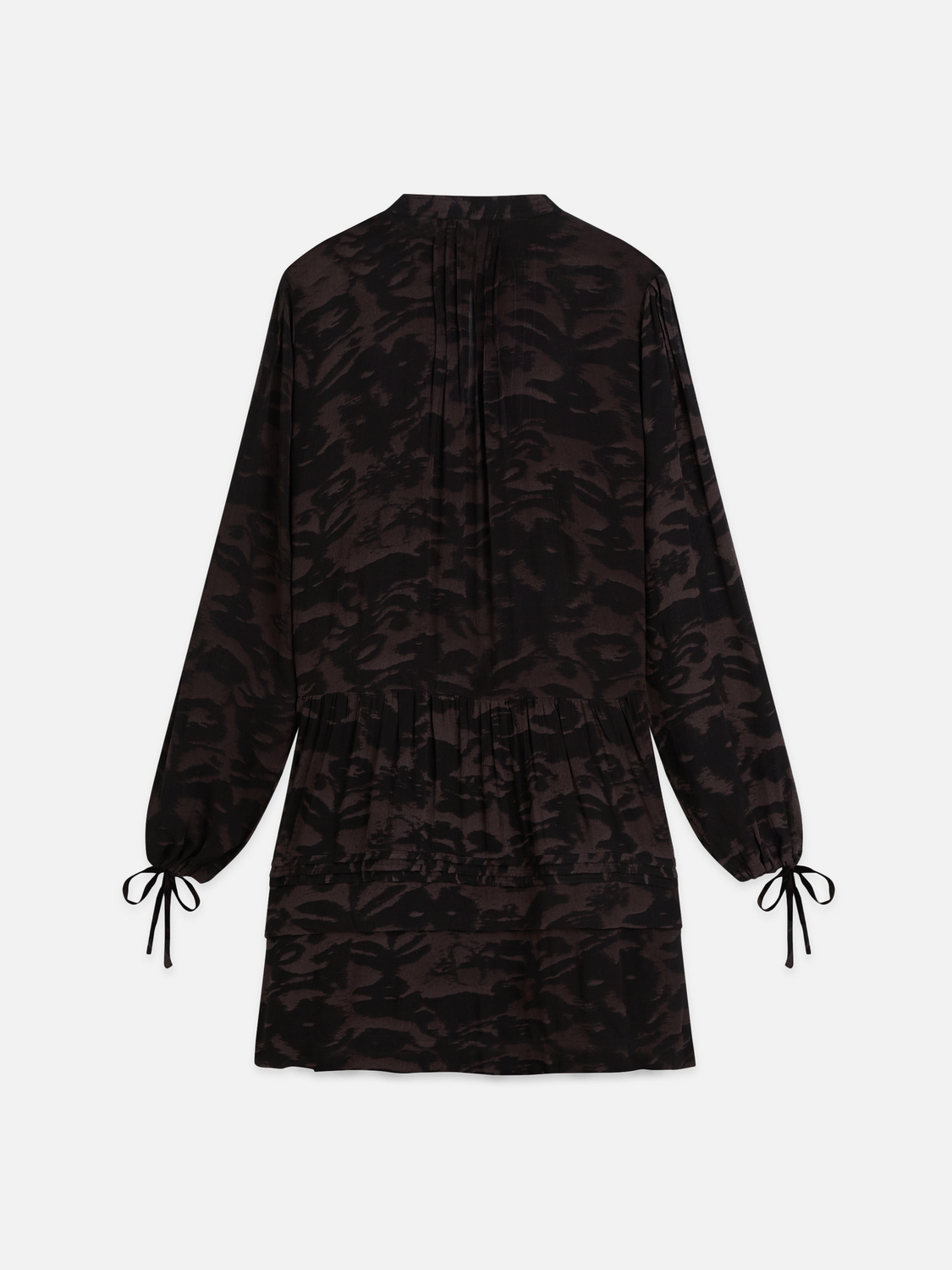 Printed Chiffon Mini Dress