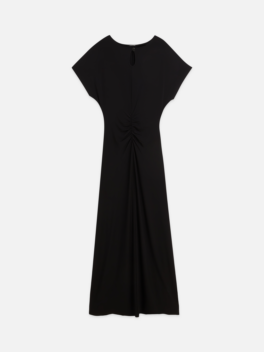 Ruched Batwing Maxi Dress