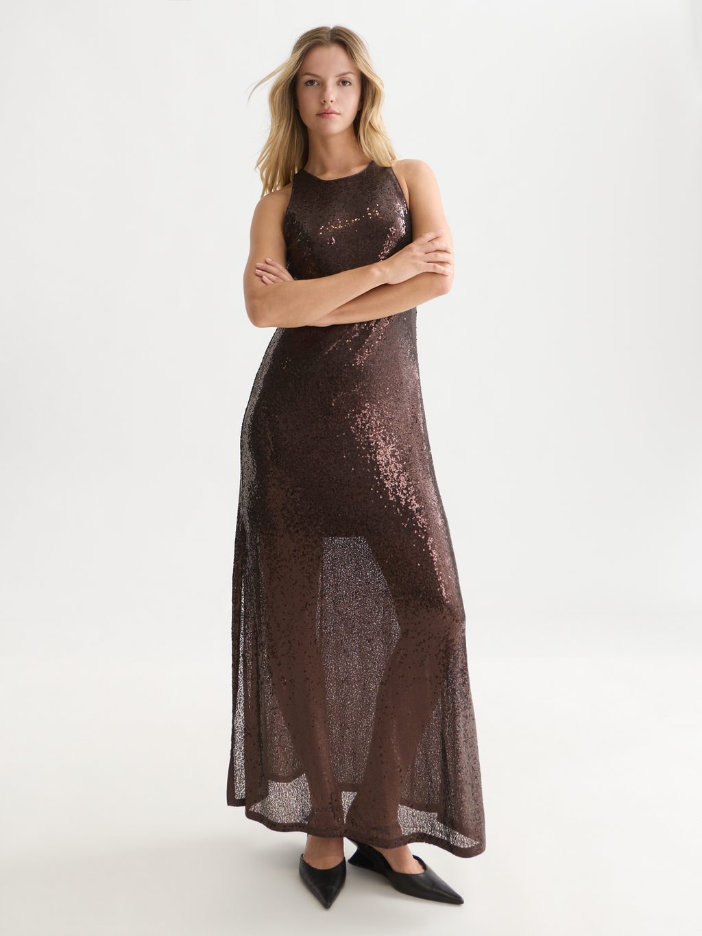 Sequin Maxi Dress