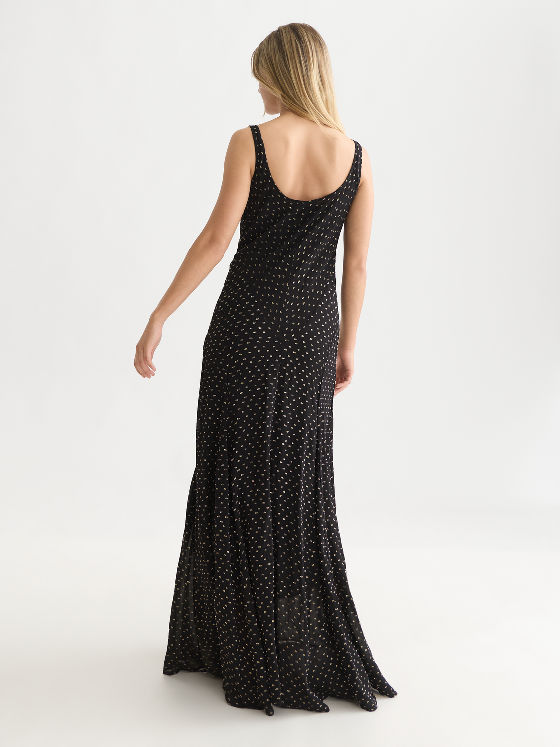 Fil Coupé Maxi Slip Dress