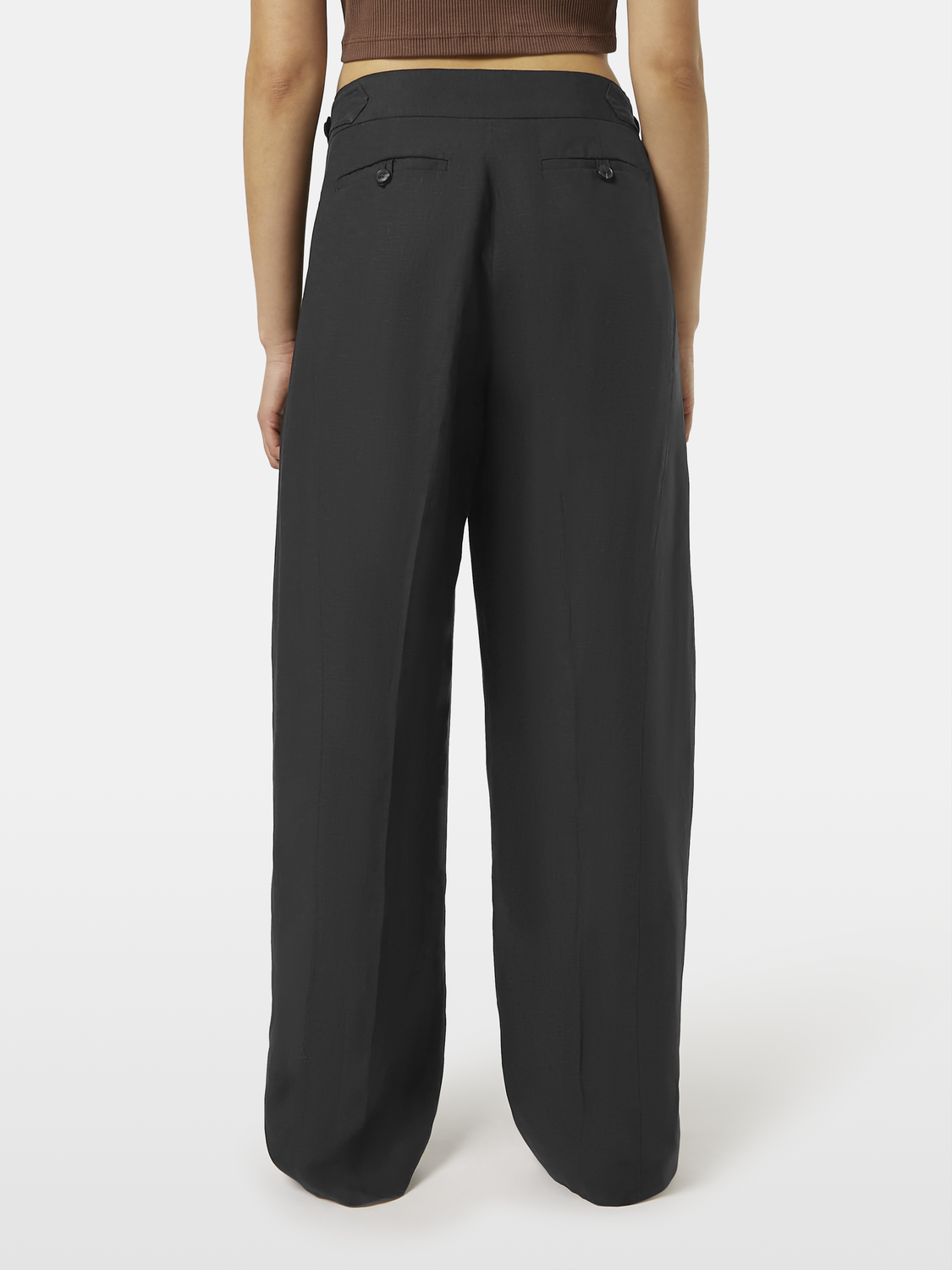 Quinn Mid-Rise Pleat Front Pant