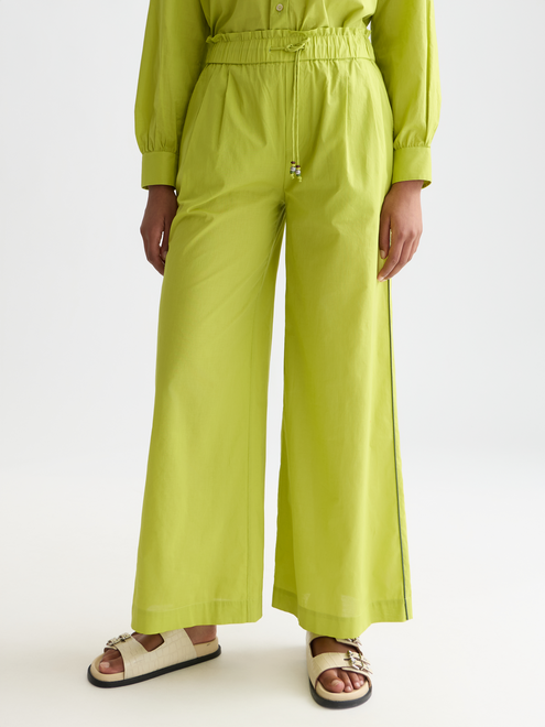 Pantalon de plage en voile de coton à enfiler