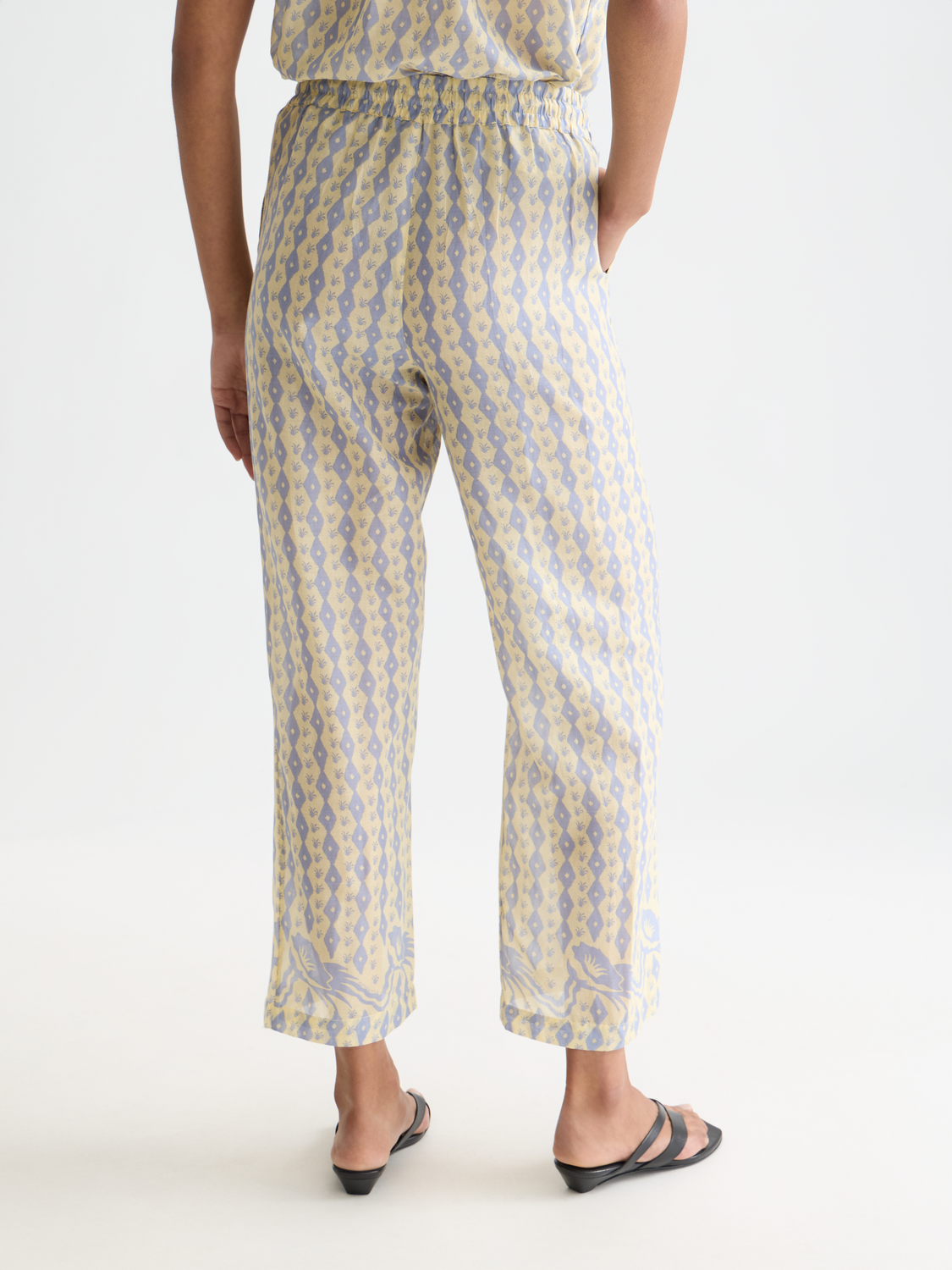 Gia - All Over Printed Cotton Voile Pants