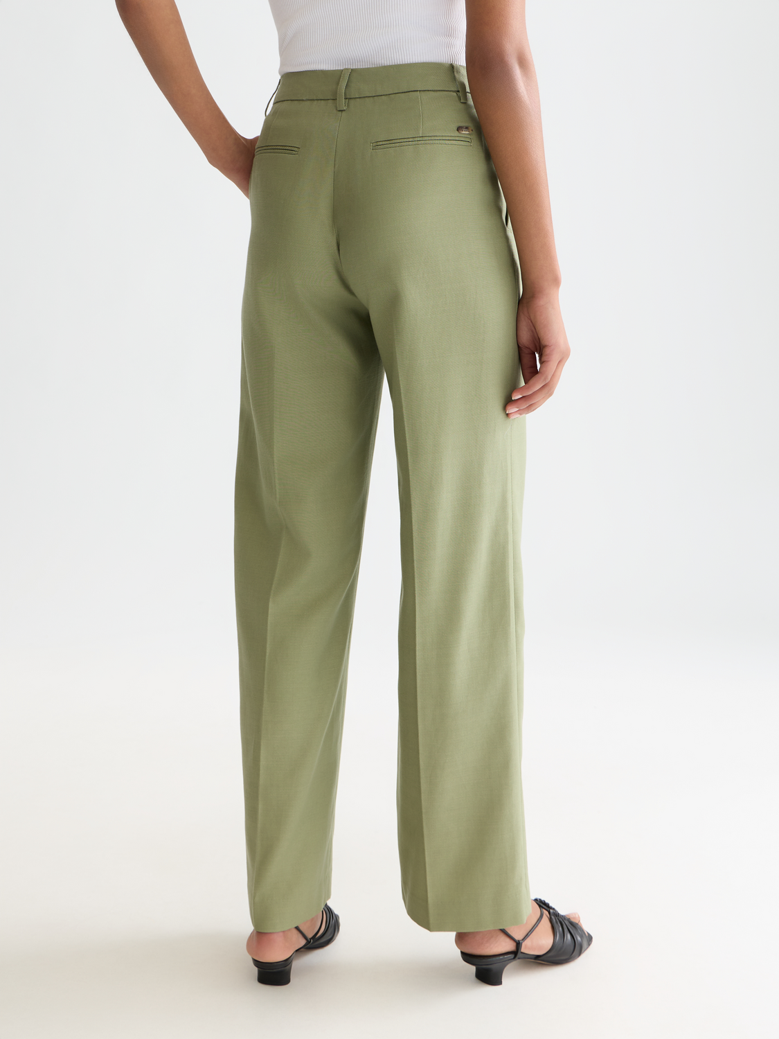 Edie - High Rise Wide Leg Pants