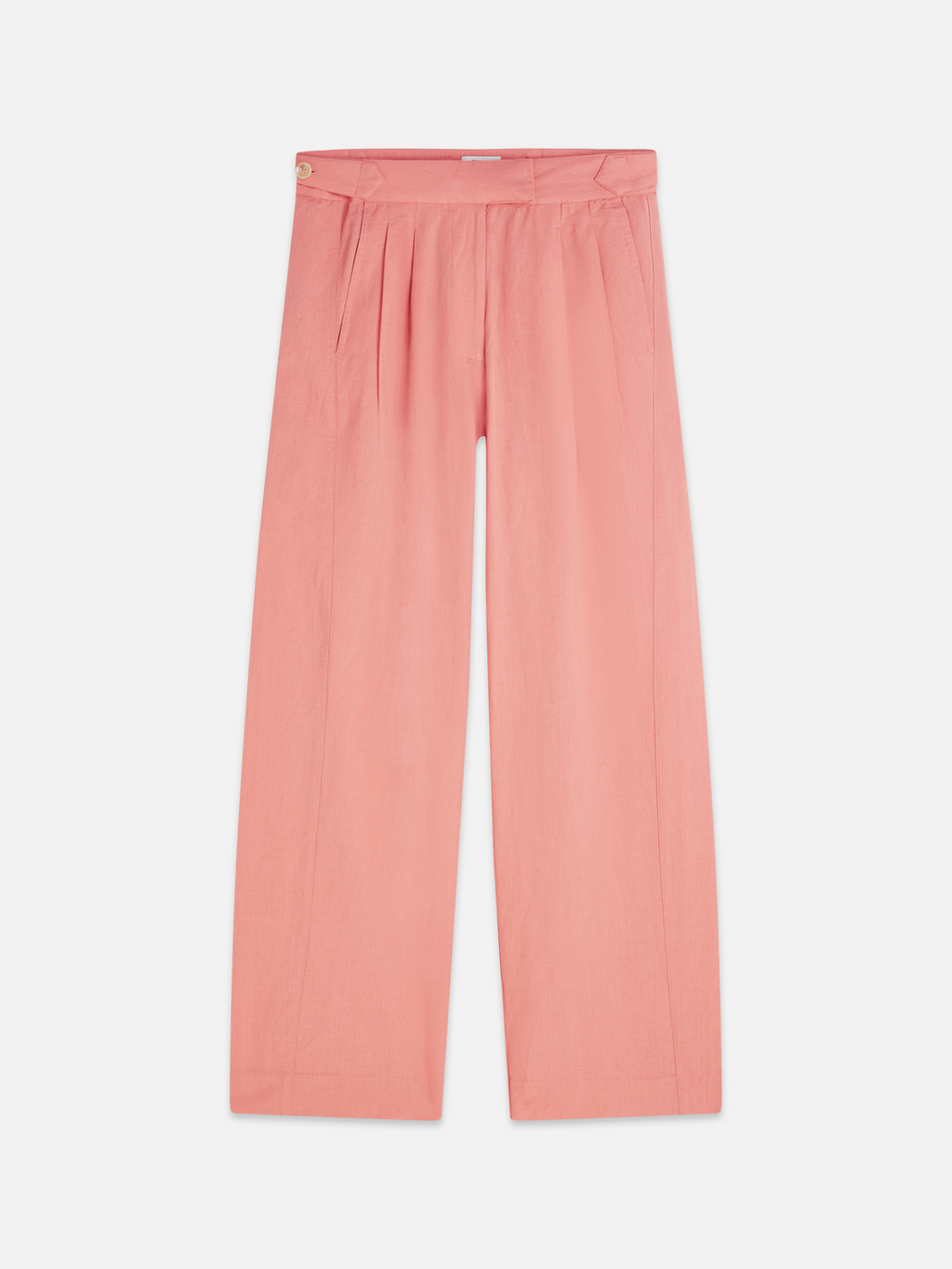 Quinn - Mid Rise Wide Leg Linen Cotton Pants