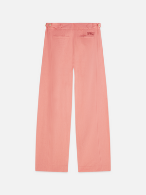 Quinn - Mid Rise Wide Leg Linen Cotton Pants