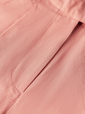 Quinn - Mid Rise Wide Leg Linen Cotton Pants