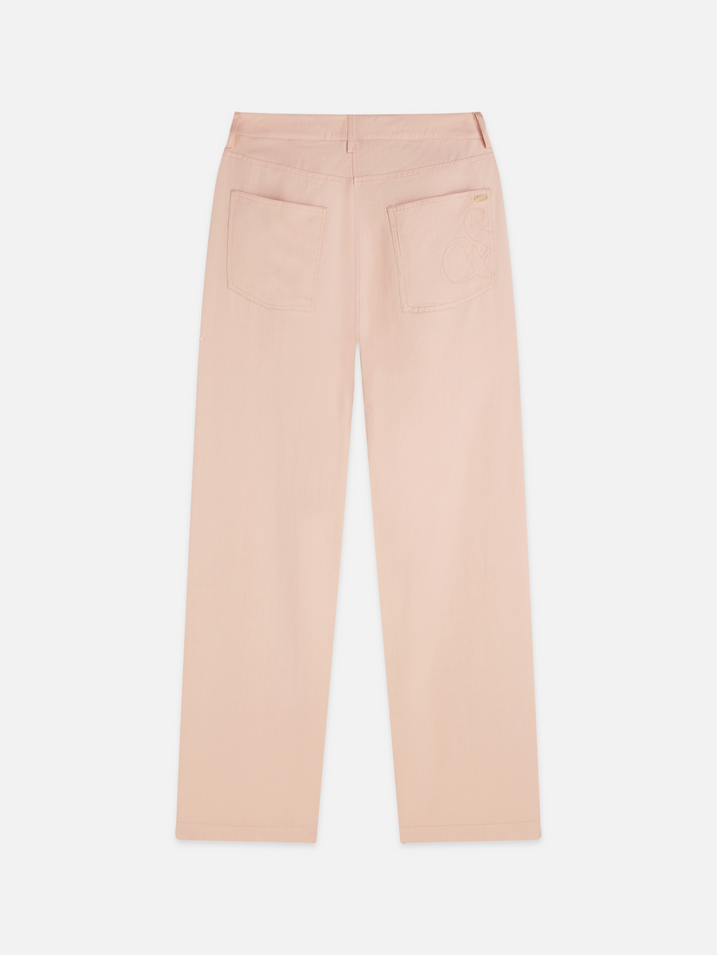 Lotus - Twill High Rise Barrel Leg Pants
