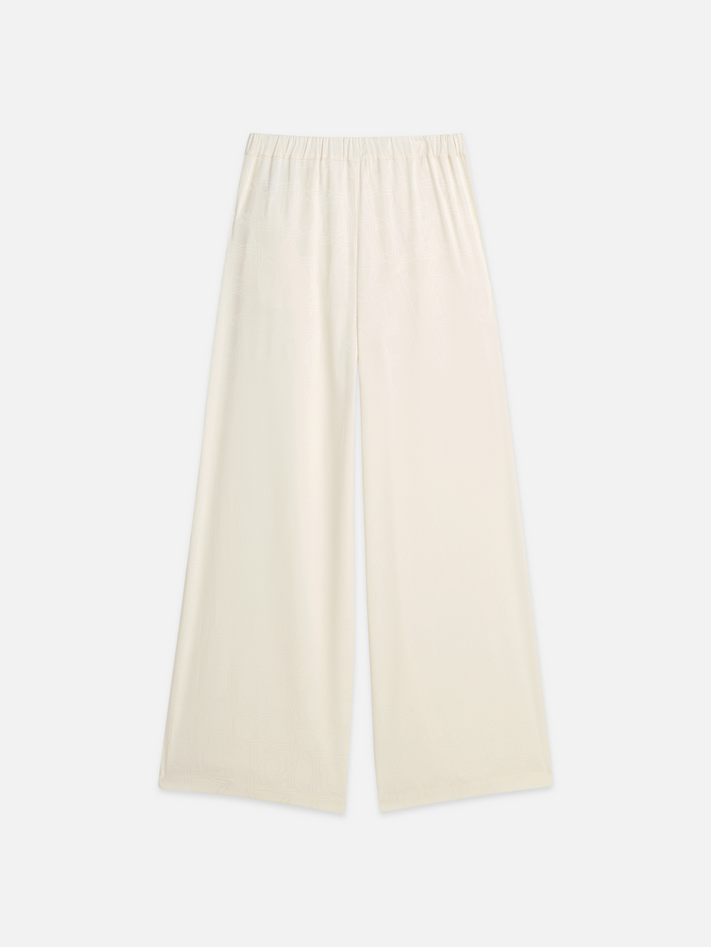 Eleni - Jaquard High Rise Wide Leg Pyjama Pants