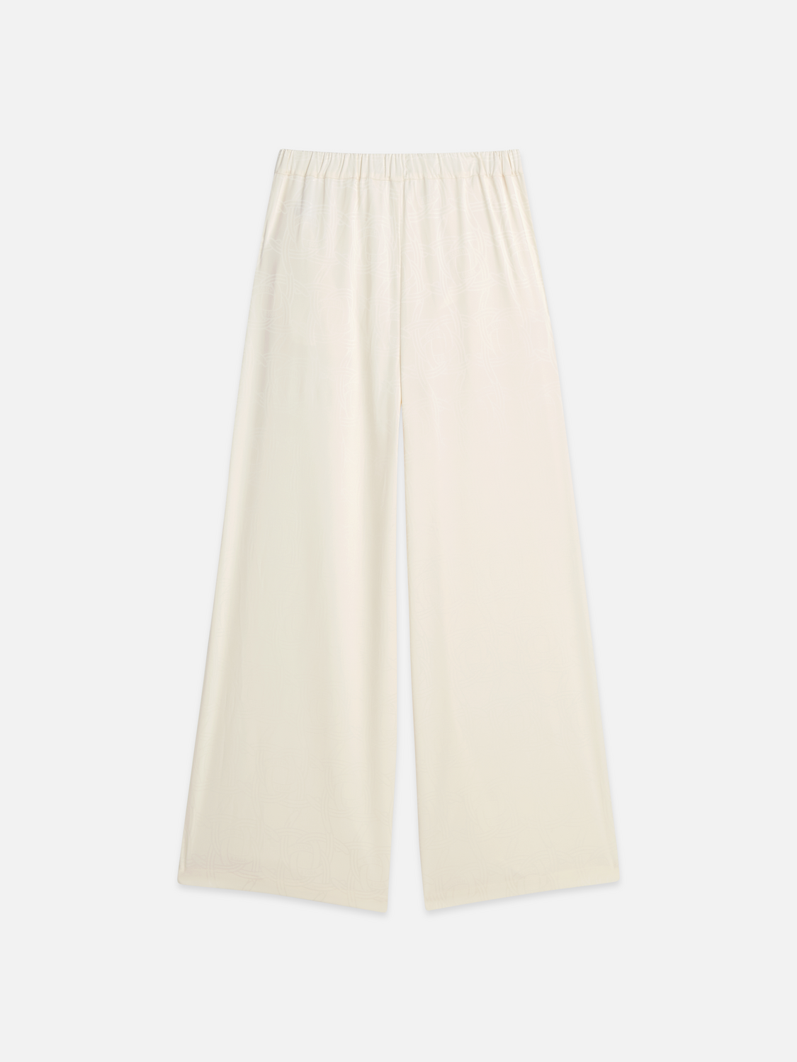 Eleni - Jaquard High Rise Wide Leg Pyjama Pants