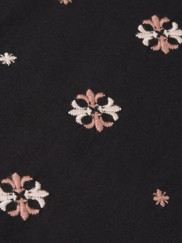 Noa High-Rise Wide-Leg Embroidered Pull-On Pants