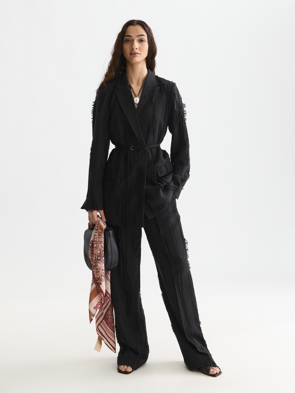 Edie - High-Rise Wide-Leg Pants