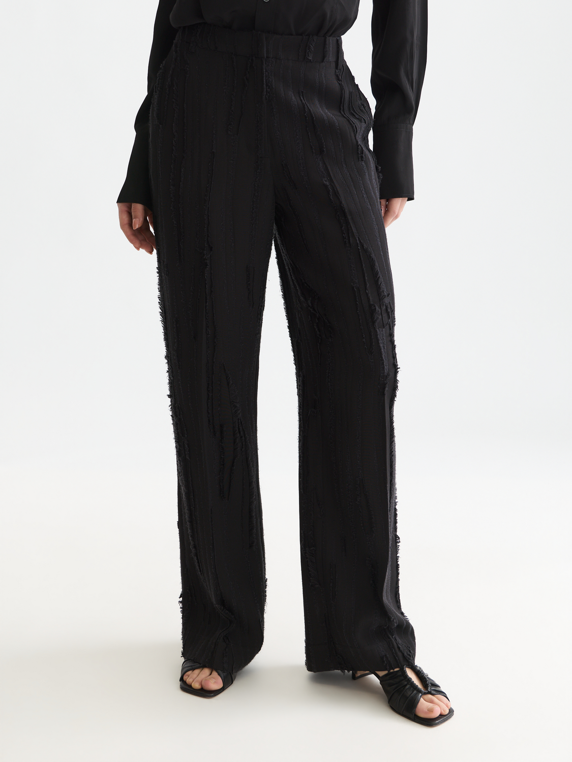 Edie - High-Rise Wide-Leg Pants