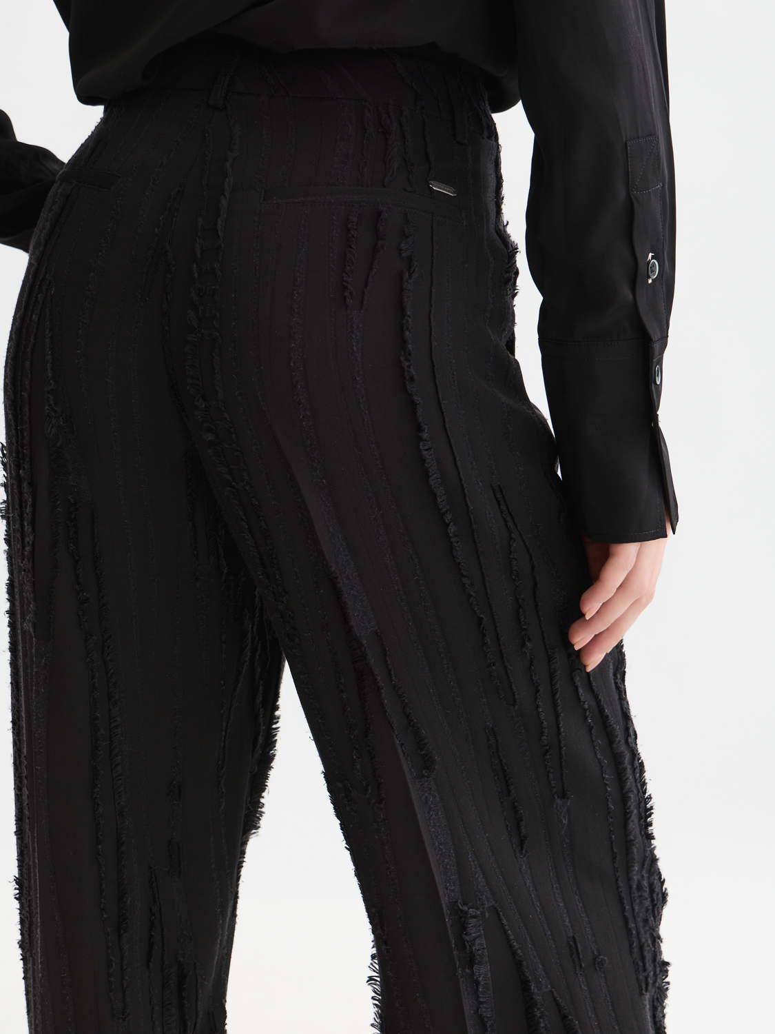Edie - High-Rise Wide-Leg Pants