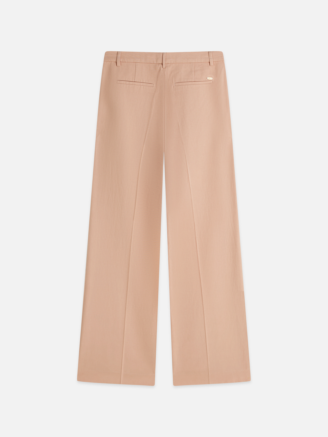 Edie - High-Rise Wide-Leg Gabardine Pants