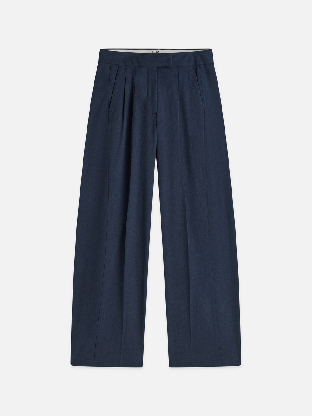 Quinn - Mid-Rise Wide-Leg Gabardine Pants