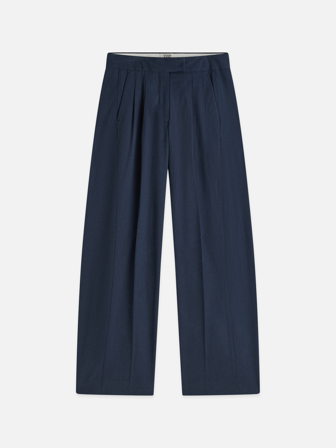 Quinn - Mid-Rise Wide-Leg Gabardine Pants