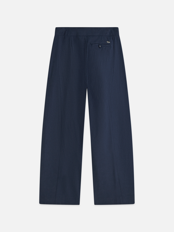 Quinn - Mid-Rise Wide-Leg Gabardine Pants