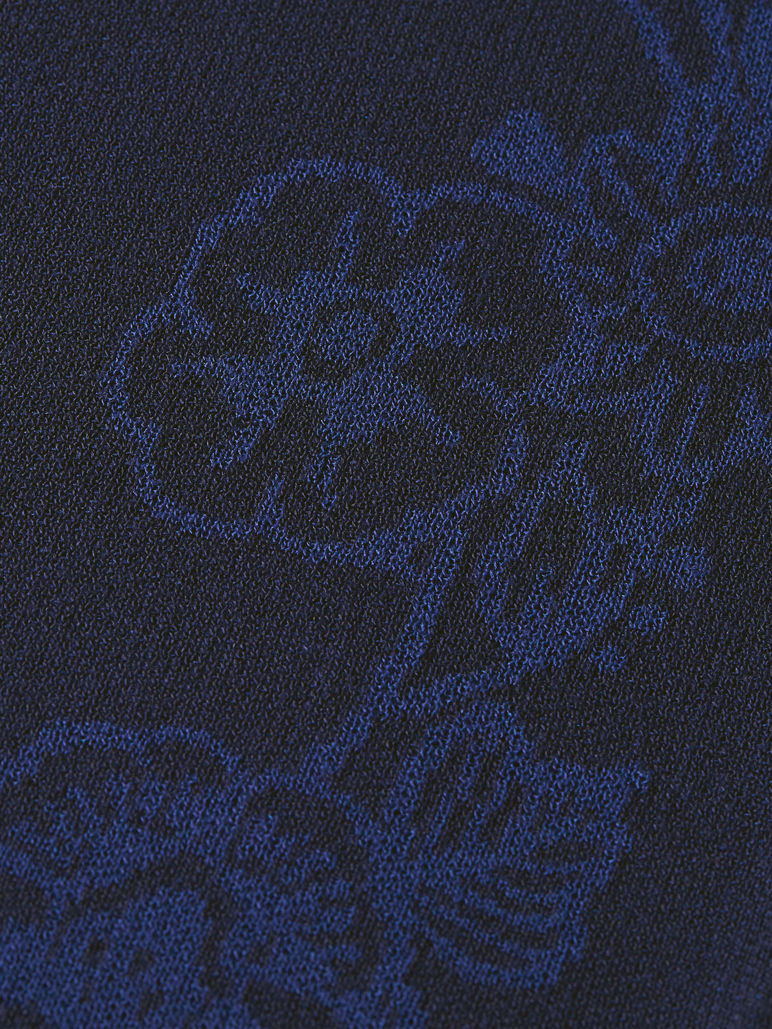 Jacquard Knitted Relaxed-Fit Trousers
