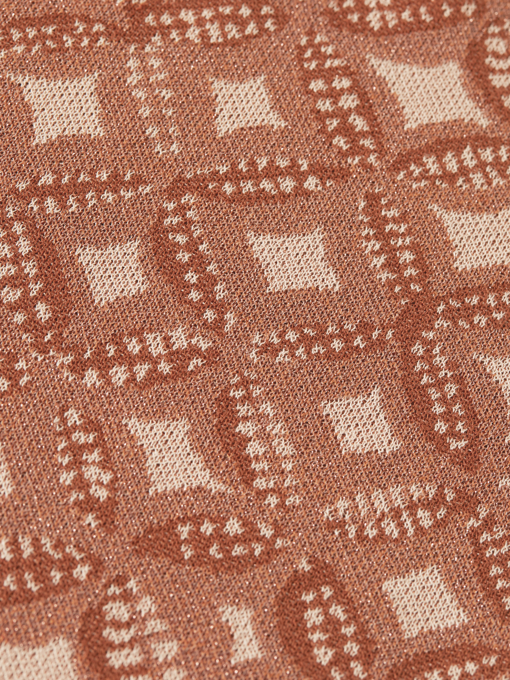 Jacquard Knitted Relaxed-Fit Trousers