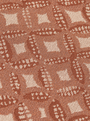 Jacquard Knitted Relaxed-Fit Trousers