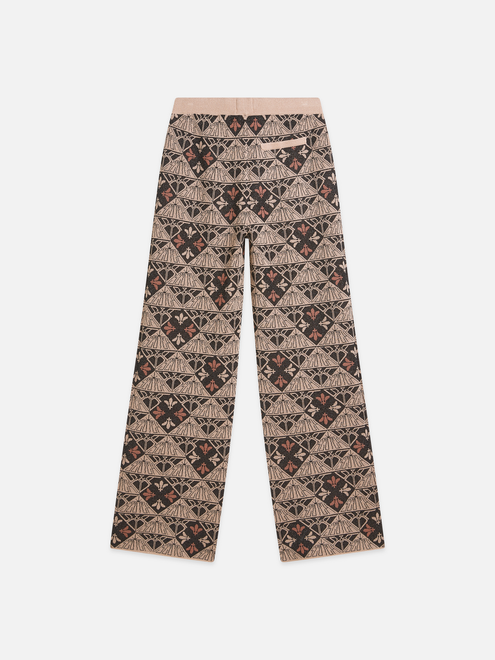 Pantalon ample en jacquard monogramme